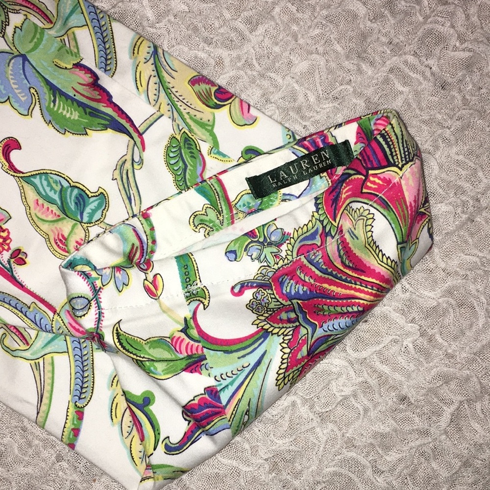Ralph Lauren Floral Capris - Multicolor - Picture 5 of 7